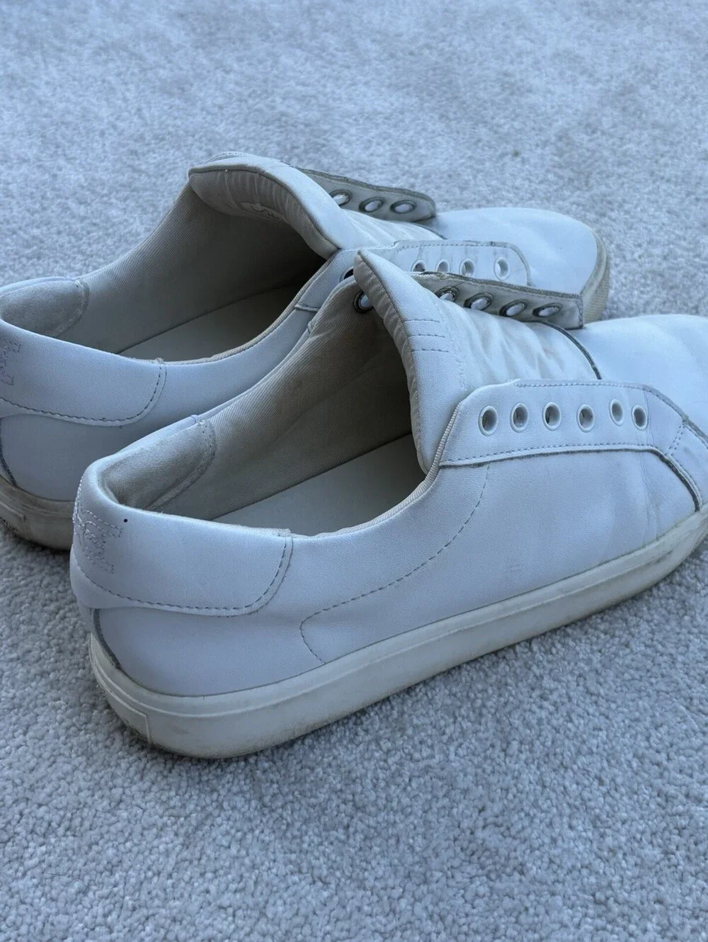 Sam Edelman DC Women's White Leather Sneakers Size 10M